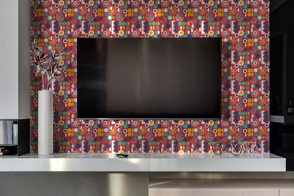 PVC falpanel Geometriai vintage mintázat