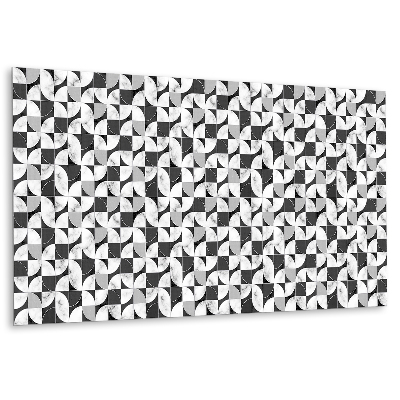 Falvédő falburkoló panel Geometriai mozaik