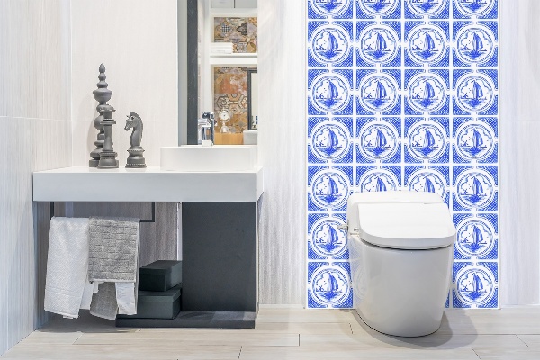 PVC falpanel Dekoratív Azulejos csónak