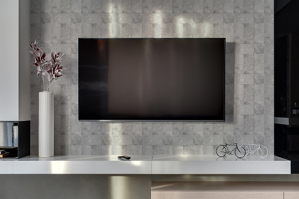 PVC falburkolat Beton patchwork