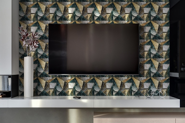 Falpanel Art Deco absztrakció