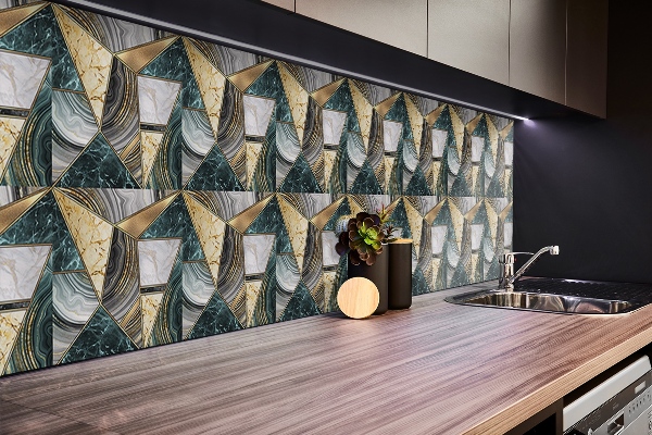 Falpanel Art Deco absztrakció