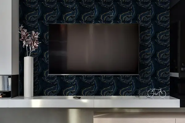 Dekorpanel falra Sötét stílusos mintázat